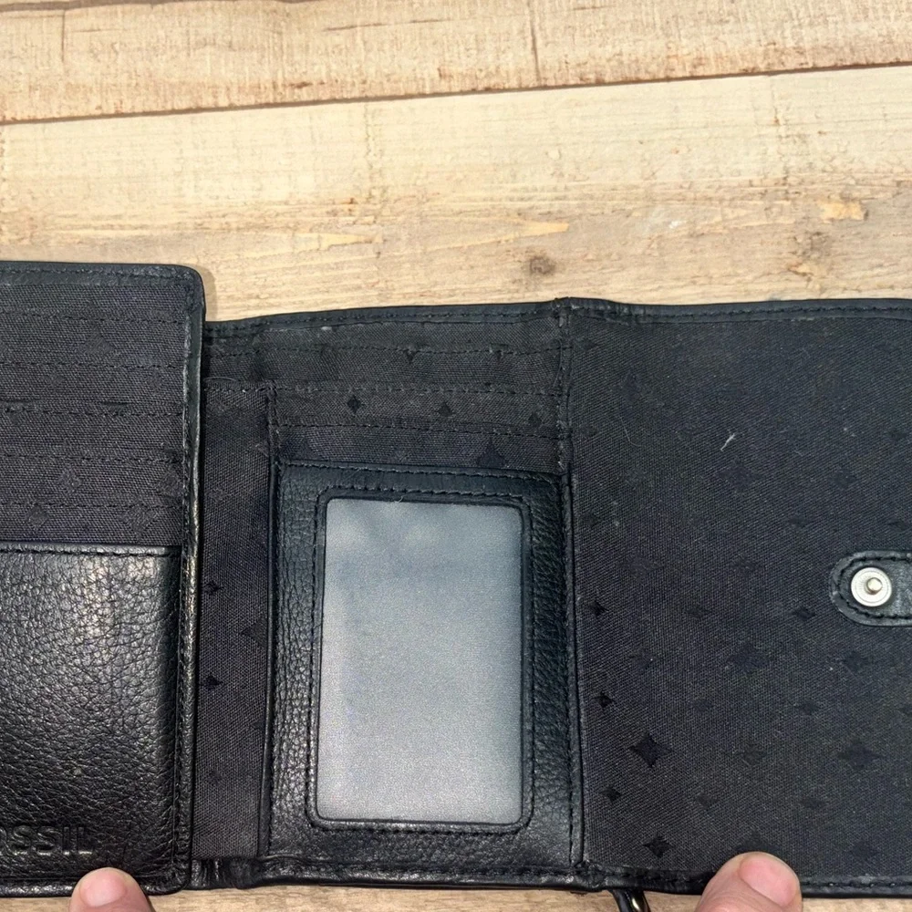 Fossil Black Leather Wallet